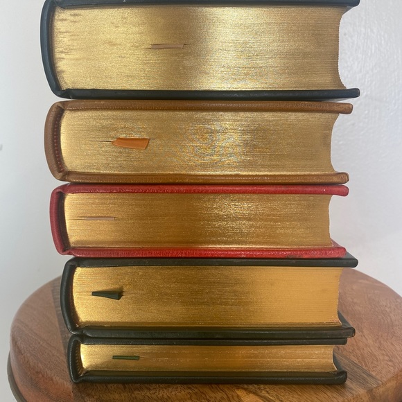 Vtg. Leatherbound The Franklin Library 5 Book Set - Picture 7 of 16